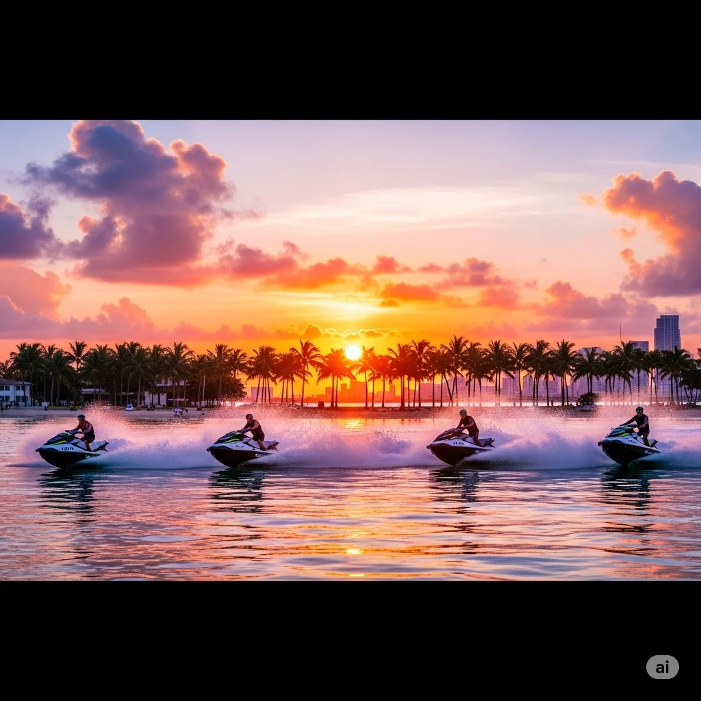 Full-day jet ski rental - ultimate Miami water sports experience