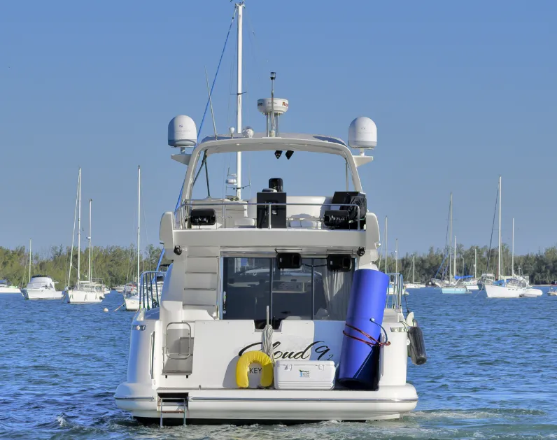 Interior of the Azimut Flybridge Dolce Vita III 60ft yacht.